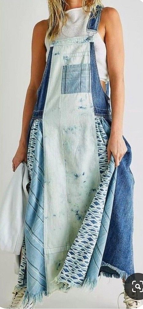 Jean Refashion, Ropa Upcycling, Denim Refashion, Boho Denim, Denim Ideas, Upcycle Jeans, Denim Crafts, Denim Diy, Upcycled Fashion