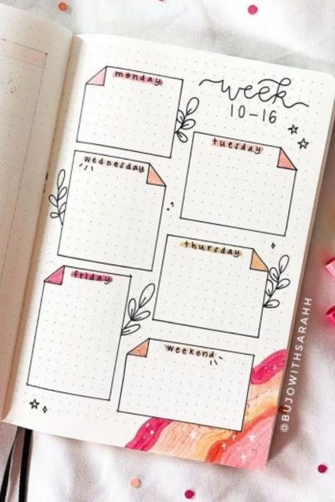 OMG look at these bullet journal April ideas! I love all the bullet journal ideas they show you in this post. If you’re looking for easy bullet journal spread ideas, check this out! April Bullet Journal Weekly Spread, Bullet Journal Boxes, Bullet Journal Weekly Spread Ideas, Bullet Journal Week, Bullet Journal Weekly Layout, Weekly Spread Ideas, April Bullet Journal, Bullet Journal Work, February Bullet Journal