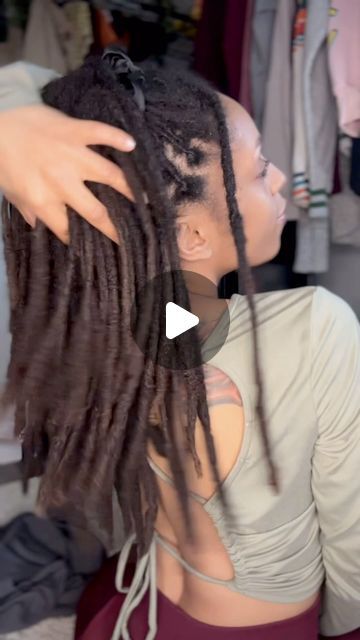 Locs Ponytail Hairstyles For Women, Long Locs Styles Black Women, Big Locs Hairstyles For Women, Loc Styles Long Locs, Thick Locs Hairstyles For Women, Locks With Curls, Dreads With Claw Clip, Long Locks Hairstyles, Loc Extended Ponytail