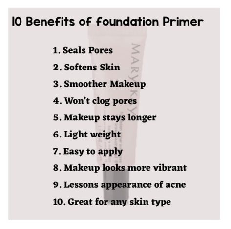 Mary Kay Primer, Mary Kay Pink Friday, Mary Kay Posts, Mary Kay Foundation Primer, Mary Kay Flyers, Mary Kay Business Ideas, Mary Kay Tips, Mary Kay Office, Mary Kay Foundation