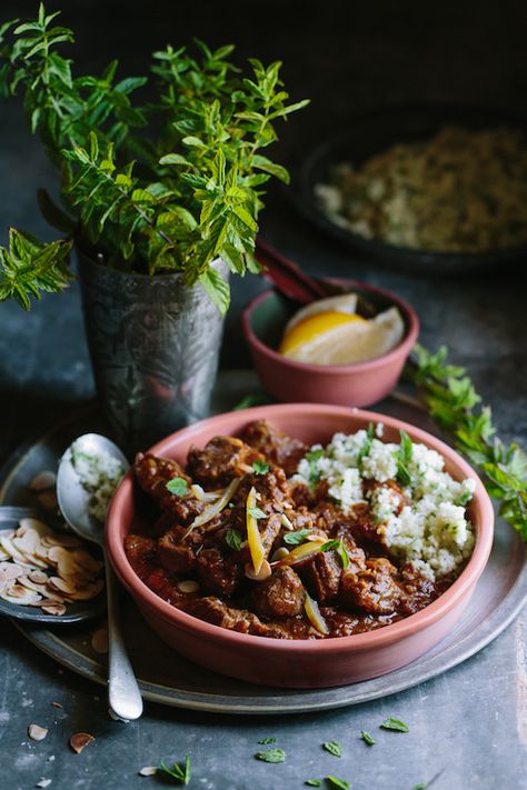 Lamb Tagine Recipe, Moroccan Lamb Tagine, Preserved Lemons Recipes, Lamb Tagine, Moroccan Lamb, Tagine Recipes, Preserved Lemon, Lamb Dishes, Winter Dishes