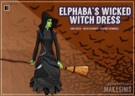 Zombie Christmas, Royal Gowns, Unicorn Tapestries, Cc Folder, Red Princess, Sims 4 Anime, Wicked Witch Of The West, Witch Dress, Sims 4 Cc Folder