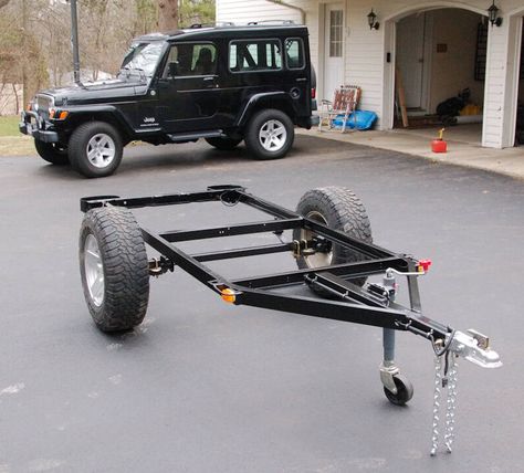 Roda Gerobak, Welding Trailer, Homemade Trailer, Jeep Trailer, Trailer Kits, Diy Camper Trailer, Kayak Trailer, Expedition Trailer, Off Road Camper Trailer