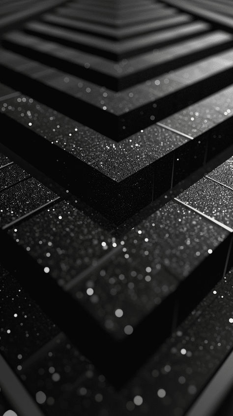 black abstract, iPhone wallpaper, monochrome design, neat symmetrical pattern, parallelogram tiles, right lower third lighting Symmetrical Wallpaper, Symmetrical Pattern, Lower Third, Monochrome Design, Abstract Iphone Wallpaper, Black Abstract, Download File, Pretty Wallpapers, Level Up