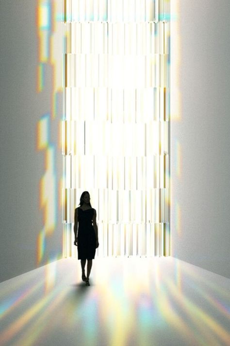 Interaktives Design, Tokujin Yoshioka, Art Appliqué, Van Gogh Art, Light Installation, Art Plastique, Exhibition Design, Light Art, Light And Shadow