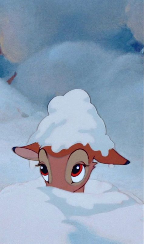 Bambi Phone Wallpaper, Bambi Wallpapers Aesthetic, Bambi Wallpapers Iphone, Old Disney Christmas Wallpaper, Disney Bambi Wallpaper, Bambi Wallpaper Aesthetic, Old Disney Aesthetic Wallpaper, Old Disney Wallpaper, Disney Christmas Wallpaper Aesthetic