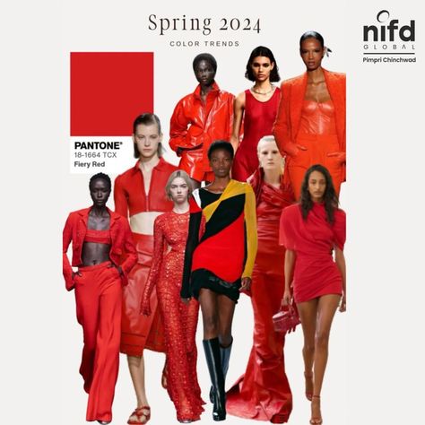 Stay up to date with the current 2024 color trends and learn the skills of fashion forecasting with NIFD Global Pimpri-Chinchwad one of the finest Fashion design and Interior design institute. #fashion #fashiontrends #ss24 #fashiondesign #design #trends24 #schoolofdesign #schoolofmanagement and schoolofbeauty#nifdglobal #nifd gobalPimpri-ChinchwadChinchwad Current Trends Fashion 2024, 2024 Color Trends, Interior Design Institute, Fashion Trend Forecast, Trend Forecast, Color Forecasting, Design Institute, Fashion Forecasting, 2024 Color