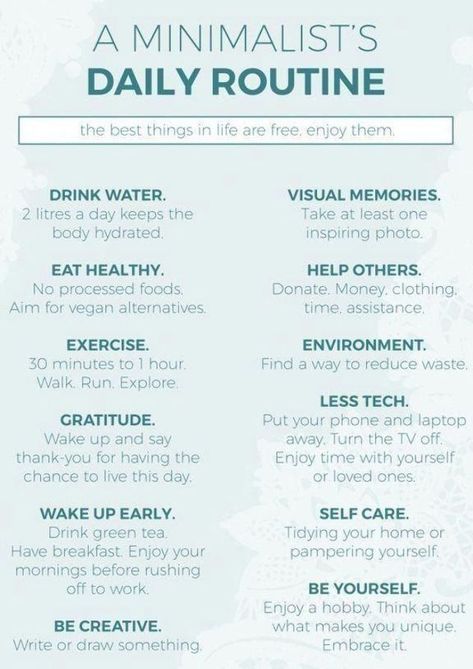 Daily Routine Schedule, Becoming Minimalist, Visual Memory, Yoga Posen, Vegan Alternatives, Self Care Activities, Health Motivation, Body Building, Healthy People