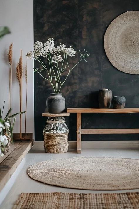 How To Hang A Round Rug On The Wall: Creative Display Ideas Creative Display Ideas, Rug On The Wall, Rug Hanging, Round Jute Rug, Jute Round Rug, Rug Wall Hanging, How To Hang, Creative Display, Online Interior Design