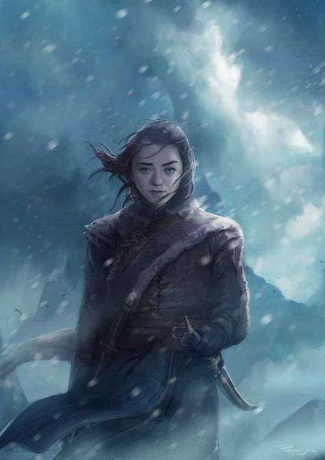 Maisie Williams | Arya Stark | Styles & Musings Arya Fanart, Arya Stark Wallpaper, Arya Stark Art, Game Of Thrones Arya, Game Of Thrones Artwork, Got Game Of Thrones, Asoiaf Art, House Stark, Gra O Tron