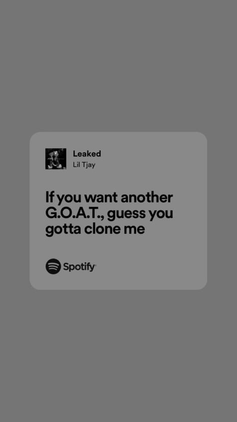 #spotify #lyrics Lil Tjay Spotify, Lil Tjay Lyrics, Lil Tjay, Spotify Lyrics, Best Song Lyrics, Rap Lyrics, Big Sean, Senior Photos, Music Quotes