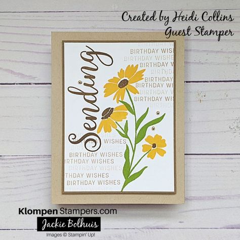 Scrapbook Cards Ideas, Cards For Scrapbook, How To Make Cards, Handmade Card Ideas, Beautiful Happy Birthday, Sending Smiles, Beautiful Birthday Cards, Daisy Cards, Step Cards