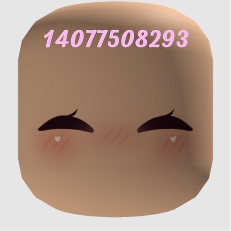 Cute Roblox Face Id Codes, Roblox No Face Code, Brookhaven Codes Face Cute, Code Face In Brookhaven, Faces Codes Brookhaven, Faces Roblox Id Codes, Bloxburg Baby Face Codes, Cute Face Roblox Code, Face Codes Brookhaven