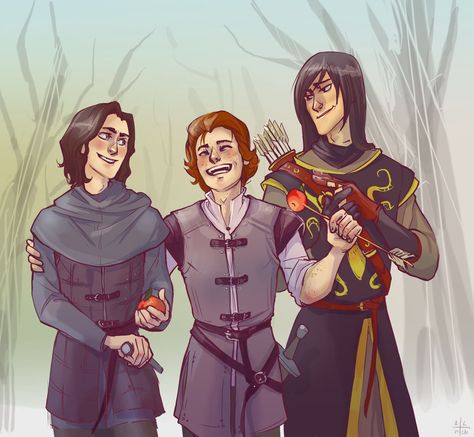 boys of Stark by FrAlichen on DeviantArt Robb Stark Fanart, Jon Snow Book, Got Stark, Got Fanart, Theon Greyjoy, I Got A Man, Game Of Thrones Books, Book Event, Got Art