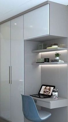 Closet With Study Table Ideas, Almirah With Study Table, Wardrobe With Book Shelf Design, Cupboard With Study Table, Wardrobe With Study Table Design, Wardrobe Design Bedroom Modern, Vstupná Hala, Modern Cupboard Design, Bedroom Cupboard Designs