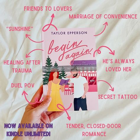 Begin Again IS HERE! 🎉 it’s hard to describe what this means, so I’m gonna keep this short. You can now read this closed door, marriage of convenience, friends to lovers romance in paperback, ebook, and on Kindle Unlimited! Happy reading ☀️💕 Closed Door Christmas Romance Books, Kindle Unlimited Romance Books, Short Romance Books, Kindle Unlimited Books Best Romance, Closed Door Romance Books, Friends To Lovers Books, Friends To Lovers, Ya Books Romance, Christmas Romance Books