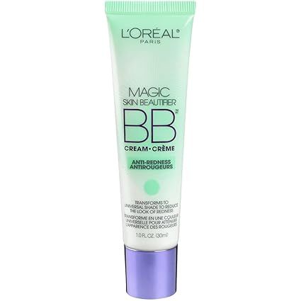 Skin Beautifier BB Cream Tinted Moisturizer, Anti-Redness, 1 fl oz, 1 Count Green Bb Cream, Loreal Bb Cream, Bb Cream Makeup, Makeup Shopping List, Paris Makeup, Anti Redness, Lipstick Stain, Moisturizing Lip Balm, No Foundation Makeup