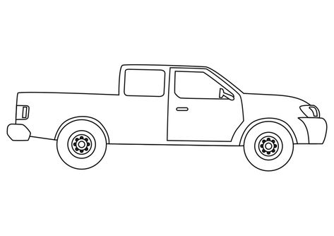 Dibujo para colorear una furgoneta pickup. auto. Pickup van coloring page. Stained Glass Christmas, Audi Tt, Tokyo Revengers, Audi A3, Coloring Page, Preschool, Coloring Pages, Toy Car, I Hope