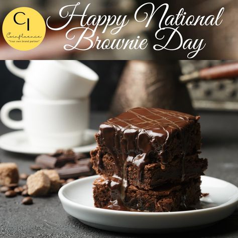 The only way to celebrate National Brownie Day is by indulging in this dessert which is pure love. A very Happy National Brownie Day to you. #leadgeneration #marketing #digitalmarketing #b #socialmediamarketing #business #seo #emailmarketing #marketingstrategy #leads #socialmedia #sales #brownies #chocolate #cake #cookies #dessert #homemade #cupcakes #browniesmurah #brownie #foodporn #food #cakes #brownieskedut #baking #birthdaycake #foodie Happy Brownies, National Brownie Day, Dessert Homemade, Chocolate Cake Cookies, Brownies Chocolate, Homemade Cupcakes, National Days, Pure Love, Food Cakes