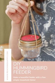 Hummingbird Feeders Diy How To Make A, Bird Feeder Station Ideas, Mason Jar Hummingbird Feeder, Homemade Hummingbird Feeder, Homemade Hummingbird Food, Diy Hummingbird Feeder, Bird Feeder Station, Bird Study, Hummingbird Food