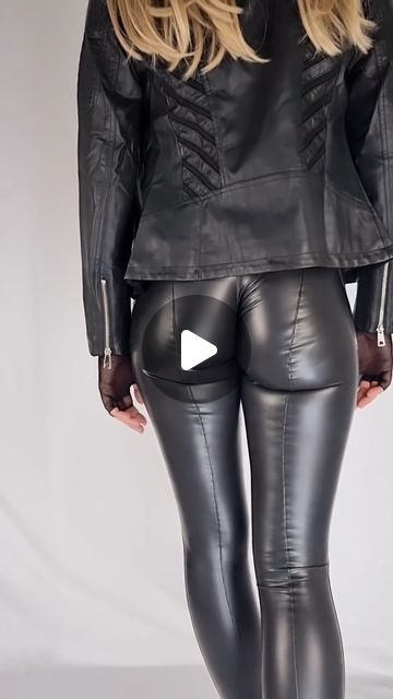 𝗚𝗜𝗥𝗟𝗦 𝗜𝗡 𝗟𝗘𝗚𝗚𝗜𝗡𝗚𝗦 (18+) on Instagram: "Do you like slowmotion? 😍 @shiny__passion  #leggings #leather #latex #shiny" Shiny Leggings Outfit, Women's Leather Pants, Shiny Black Leggings, Leather Jacket Outfit Men, Patent Leather Leggings, Leather Pants Outfit, Shiny Leggings, Leather Jacket Outfits, Shiny Clothes