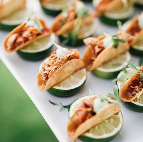 | aboutdetailsdetails.com | chicken tacos, extra limes, jana williams photography, montage memory, montage laguna, mini tacos, cocktail hour, small bites, finger foods, wedding snacks Mini Taco Appetizer, Mini Chicken Tacos, Taco Appetizers, Taco Platter, Wedding Finger Foods, Cocktail Hour Food, Wedding Food Menu, Monarch Beach Resort, Wedding Snacks