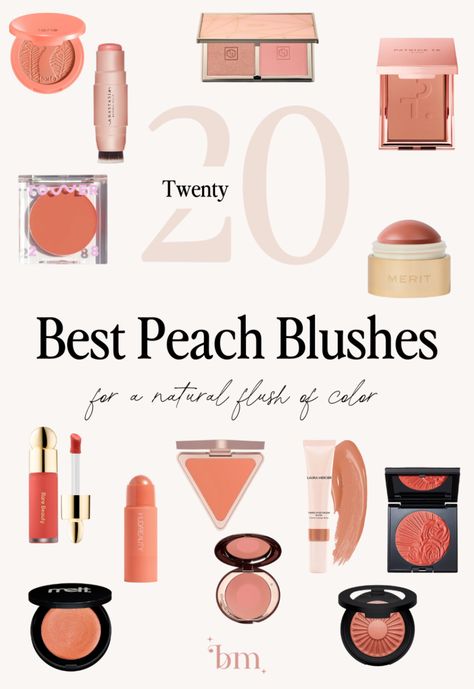 Peaches And Cream Complexion, Peach Makeup Products, Best Blushes, Light Spring Color Palette, Apricot Blush, Blush Trend, Peachy Blush, Korean Eye, Summer Makeup Trends