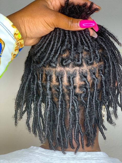 Locs Hairstyles For Work, Comb Coil Locs, Loc Starter, Loc Stages, Stages Of Locs, Coil Locs, Speed Hair Growth, Hairstyles For Work, Loc Ideas