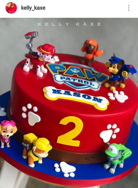 Paw Patrol Birthday Cake Boys, Paw Patrol Birthday Party Cake, Paw Patrol Theme, Paw Patrol Birthday Theme, Paw Patrol Decorations, Baby Boy Birthday Cake, Paw Patrol Birthday Cake, 4th Birthday Cakes, 3rd Birthday Cakes