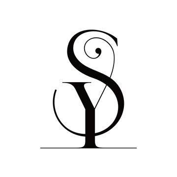 S And Y Letter Love, S And Y Logo, Sy Logo Design Letter, Yogesh Name Tattoo, Sy Logo Design, Ys Logo Design, S L Logo, S Symbol, Tattoo Design For Hand