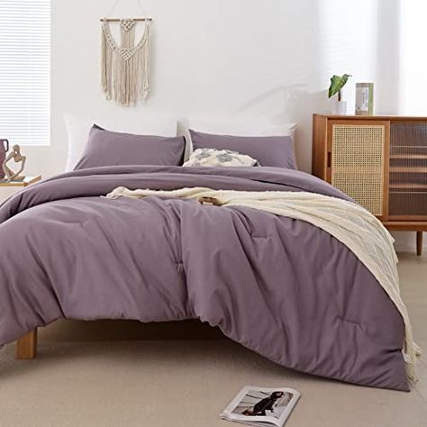 Dusty Purple Comforter, Dusty Purple Bedding, Dark Purple Bedding, Purple Comforter Set, Oversized King Comforter, Lilac Bedding, Full Size Comforter Sets, Purple Comforter, Kids Comforter Sets