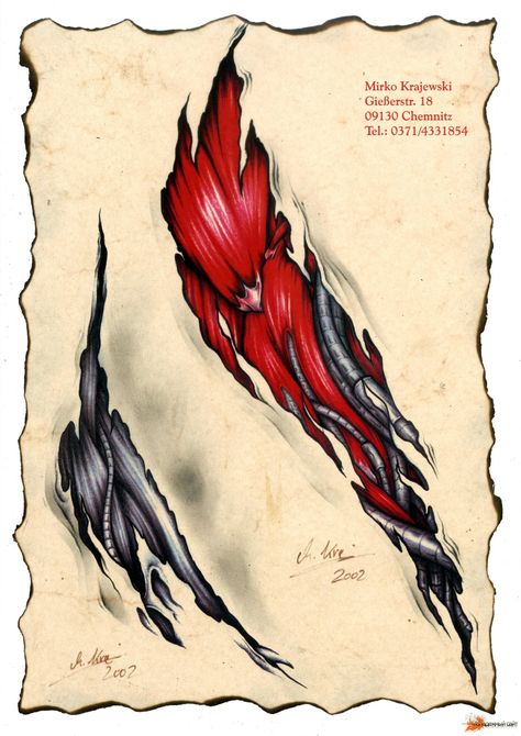 Skin Tear Tattoo, Skin Tear, Mix Drawing, Ripped Skin Tattoo, Dragon Claws, Biomechanical Tattoo Design, Spider Web Tattoo, Web Tattoo, Skin Drawing