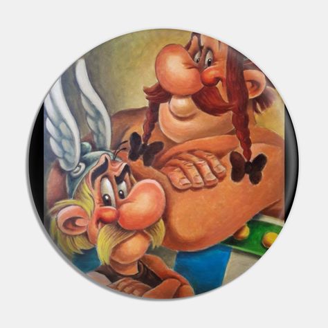 Asterix (French: Astérix) is a fictional character created in 1959 as the main character of a French comic series. -- Choose from our vast selection of pins to match with your desired size to make the perfect custom pin. Pick your favorite: Movies, TV Shows, Art, and so much more! Available in small and large. Perfect to wear or to decorate your bag or backpack with. Asterix Y Obelix, Helmet Drawing, French Cartoons, Eyeball Art, Disney Characters Wallpaper, Cartoon Tv, Main Character, Art Techniques, Disney Art