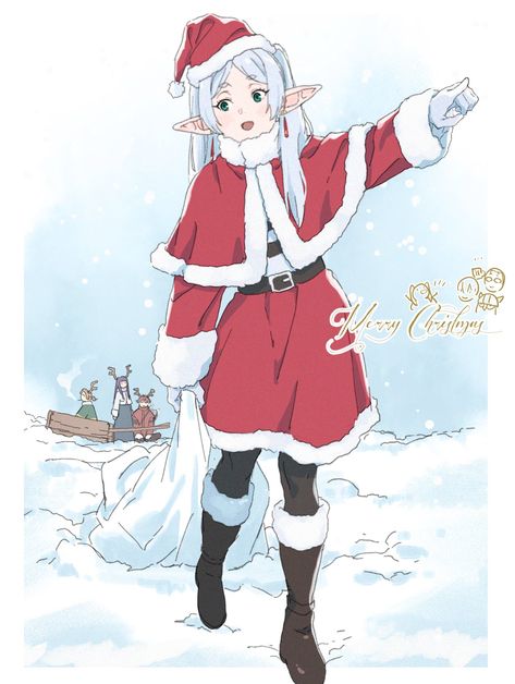 Comfort Series, Weird Drawings, Anime Christmas, Holiday Icon, Christmas Characters, Anime Comics, Figure Drawing, Character Concept, Anime Character Design