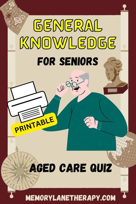 Trivia For Seniors, Activities For Seniors, Senior Living Activities, Nursing Home Activities, Geography Quiz, Tricky Riddles, Elderly Activities, Activity Director, Knowledge Quiz