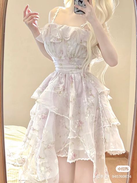 Summer Fashion Dresses Casual, Prom Inspiration, Vintage Slip Dress, Music On Spotify, Kawaii Fashion Outfits, Pretty Prom Dresses, Fairytale Dress, Simple Trendy Outfits, Fairy Dress