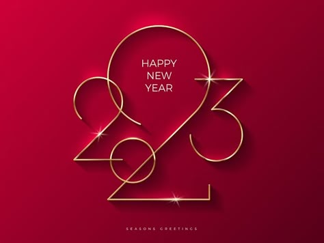 Happy New Year 2023 Wishes in Different Languages: New Year Messages, Quotes in Hindi, English, Marathi, Arabic, Bengali, Urdu, Telugu, Tamil, Marathi Happy New Year Typography Design, Happy New Year 2023 Design, Happy New Year 2023 Wishes, New Year Logo, Elegant Planner, New Year Card Design, 2023 Wishes, Christmas Fonts Free, New Year Quotes