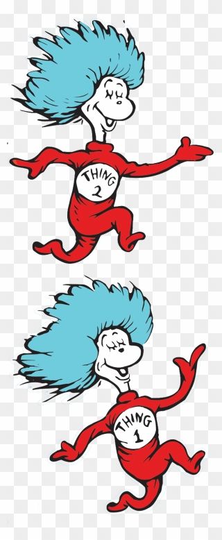 Thing 1 And Thing 2 Printable Free, Thing One, Dr Seuss Thing 1 Thing 2, Thing 1 Thing 2 Tattoo, Thing One And Thing Two, Thing 1 And Thing 2, Dr Seuss Characters, Dr Seuss Drawings, Dr Seuss Illustration