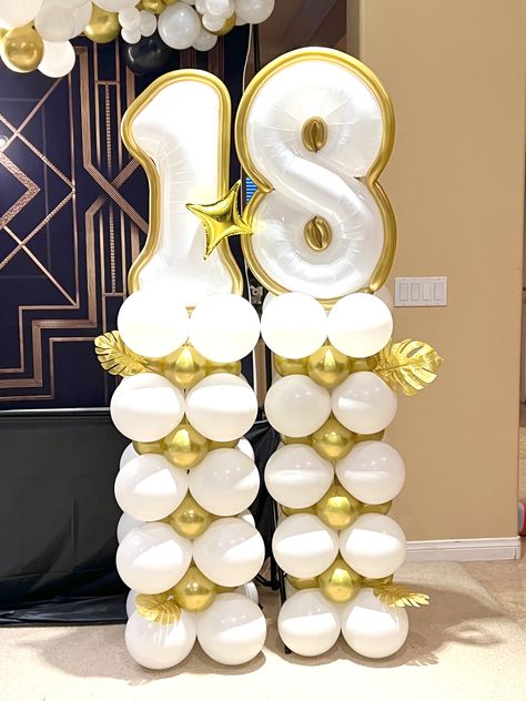 Number Balloon Columns, Balloon Marquee, Balloons Number, Balloon Business, Balloons Decorations, Balloon Arches, Balloon Flowers, Balloon Columns, Balloon Decor