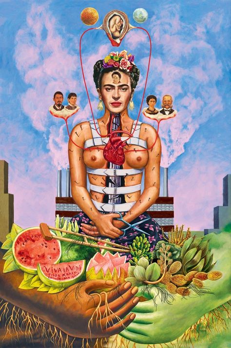 Freida Kahlo, Frida Kahlo Artwork, Frida Kahlo Paintings, Kahlo Paintings, Frida And Diego, Graphic Design Creative, Latino Art, Direction Illustration, Frida Art