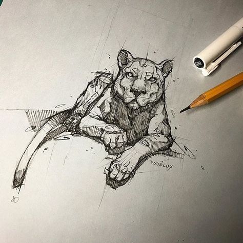 🌑 Impressive animals ✍️ 🙂 Choose your favorite drawing 🌟 • Artis Pencil Drawing Tutorials, Animal Drawings Sketches, Desenho Tattoo, Sketchbook Art, A Pen, Animal Sketches, Animal Tattoos, A Drawing, Pencil Sketch