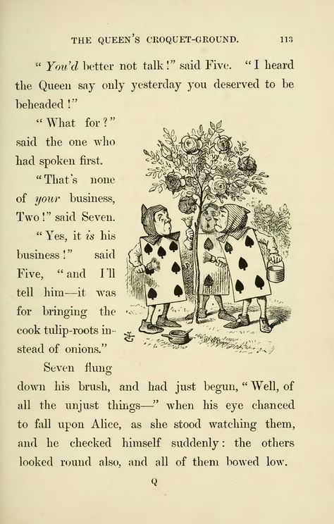 Alice In Wonderland Illustrations, Free Online Library, Alice In Wonderland Book, John Tenniel, Alice's Adventures In Wonderland, Vintage Text, Wonderland Quotes, Alice In Wonderland Tea Party, Old Book Pages