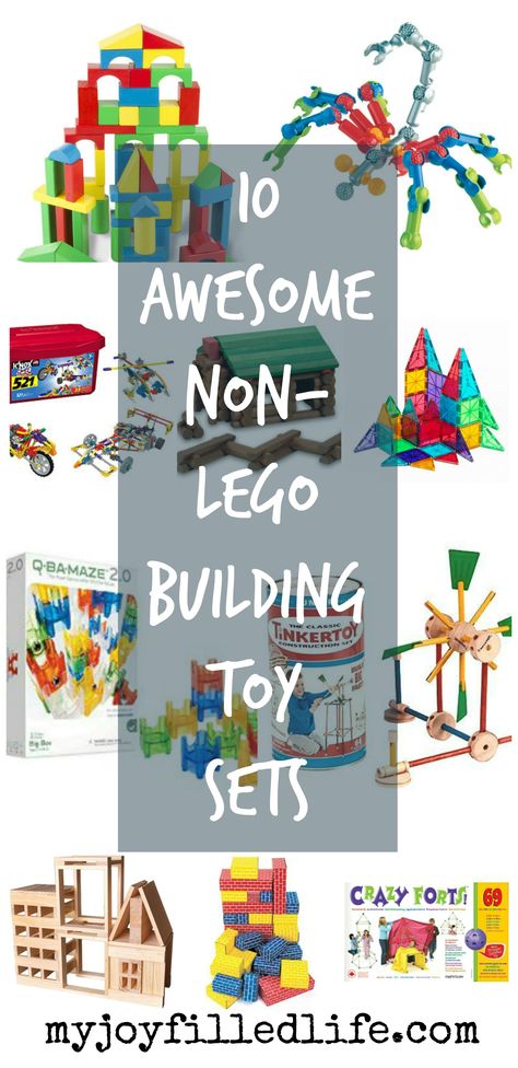 10 Awesome Non-Lego Building Toy Sets: educational gift ideas that will spark kids' creativity and other skills. Toy Gift Basket, Library Storytime, Building Games For Kids, Storytime Ideas, Store For Kids, Best Baby Toys, Building Toys For Kids, Mom Encouragement, Children Activities