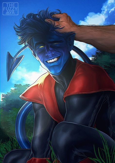 Logurt Fanart, Nightcrawler Wallpaper, Kurt Wagner Fanart, Nightcrawler And Wolverine, Wolverine Nightcrawler, X Men Nightcrawler Fanart, Nightcrawler Xmen Fanart, Night Crawler Xmen, Nightcrawler Xmen Comic