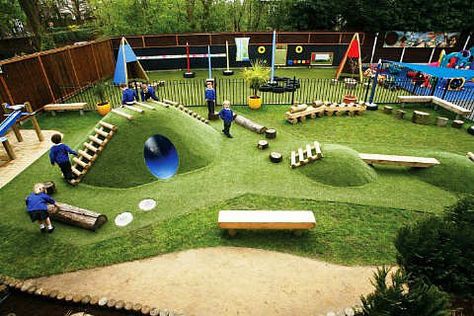 Backyard Play Equipment, Cool Playgrounds, Playground Areas, Outdoor Play Areas, Dog Playground, Outdoor Play Area, Kids Outdoor Play, Natural Playground, Playground Design