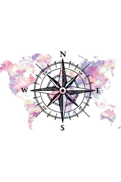 Compass Wallpaper Iphone, World Map Design Graphics, Aesthetic World Map Wallpaper, Map Aesthetic Wallpaper, World Map Aesthetic, Compass Aesthetic, Cute World Map, Compass Background, World Map With Compass