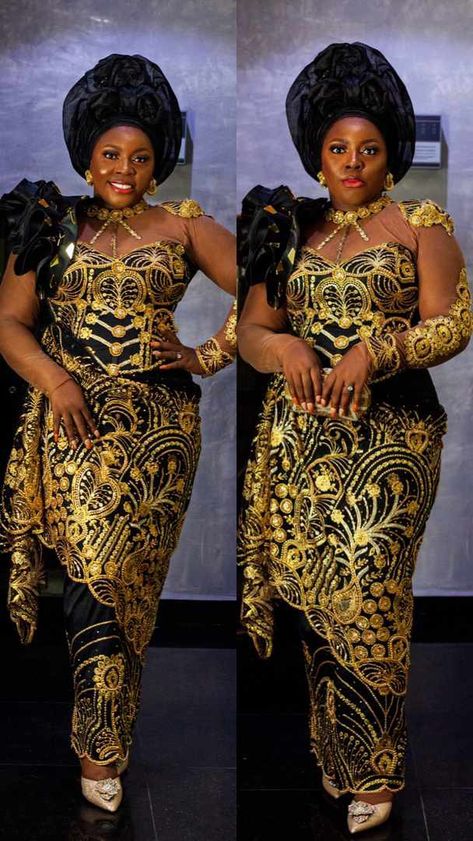 Black George traditional wedding style Traditional Marriage Blouses Nigeria, Igbo Dress, Igbo Attire, Marriage Blouses, George Styles, Igbo Blouse, Nigerian Traditional Dresses, Nigerian Wedding Dresses Traditional, Nigerian Wedding Dress