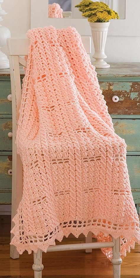 Motifs Afghans, Crochet Texture, Lace Baby Blanket, Princess Blankets, Modern Knitting Patterns, Crocheted Blanket, Baby Knitting Patterns Free, Manta Crochet, Afghan Patterns