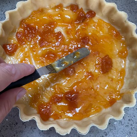 Apricot Frangipani Tart Frangipani Recipe, Apricot Jam, Ground Almonds, New Flavour, Apricot, Bread Crumbs, Flan, Cookie Desserts, Recipe Cards