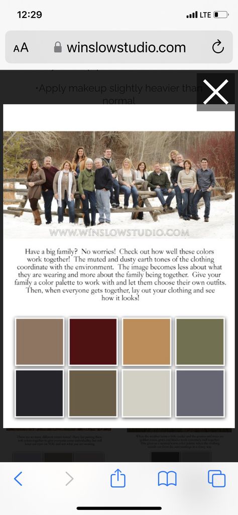 Color Schemes For Family Pictures Winter, Family Photos Color Scheme Winter, Winter Family Photos Green Color Schemes, Big Family Photoshoot Color Schemes Winter, Family Photos Blue And Green, Large Family Photo Shoot Ideas Colors Winter, Family Photo Color Scheme Green, Family Photo Outfits Palette, Large Family Color Schemes For Pictures